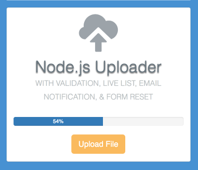 Node.js Uploader